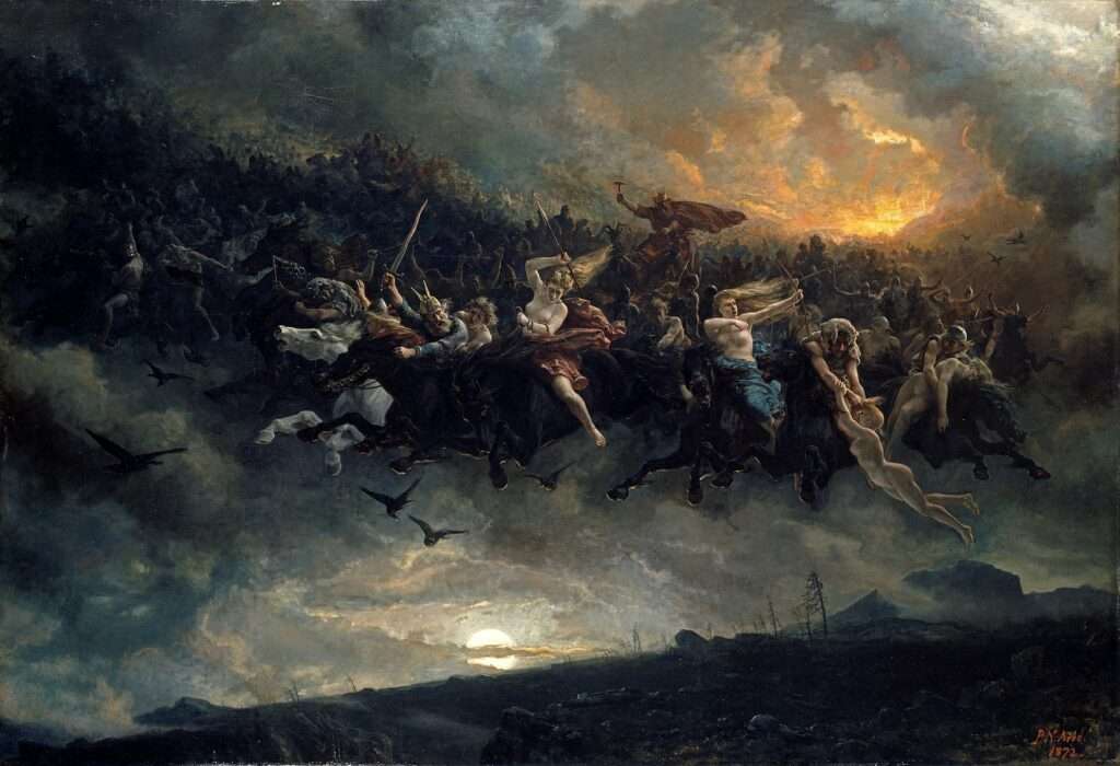 The Wild Hunt of Odin - Peter Nicolai Arbo